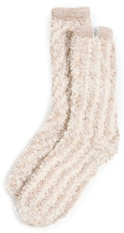UGG Women's Cozy Chenille Sock, Cream, O/S