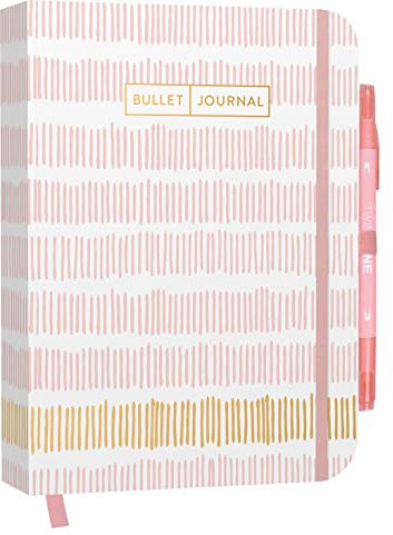 Bullet Journal : Mit Punkteraster, Seiten für Index, Key und Future Log sowie ... praktischem Verschlussband und Innentasche: Mit Punkteraster, Seiten ... Stiftehalter und praktischem Verschlussband