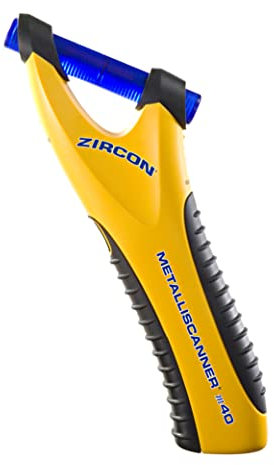 Zircon MetalliScanner m40 Handheld Electronic Metal Detector For Use on Dry Wall, Concrete, Lathe and Plaster, Stucco and More