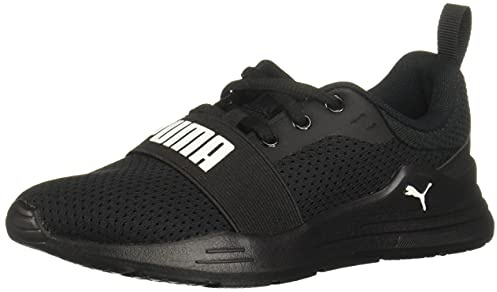 Puma Wired Run PS Sneaker, Black-Sunset Pink, 28 EU