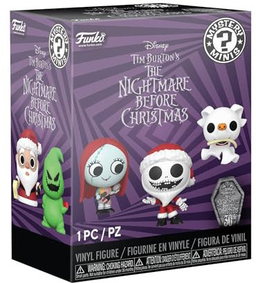 Funko Mystery Mini - Disney the Nightmare Before Christmas 30th - 1 Of 12 to Collect - Styles Vary - Collectable Vinyl Figure - Gift Idea - Official Merchandise - Toys for Kids & Adults - Movies Fans