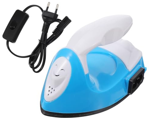 ABOOFAN Mini máquina de prensa de calor portátil plancha eléctrica 180°C para bricolaje transferencia térmica vinilo artesanía fácil de usar
