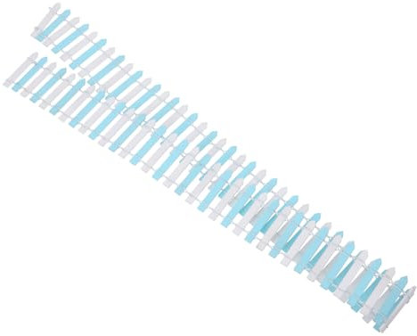 Mipcase Micro Clôture Paysagère Mini-clôture Clôture De Décoration De Noël Accessoires De Jardin Féerique Mini Clôture pour Jardin Petite Clôture De Jardin Clôture Miniature Résine