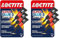 Loctite Super Glue-3 Power Gel Mini Dose, colle forte enrichie en caoutchouc, mini-dose de colle gel ultra-résistante, séchage immédiat, colle transparente, lot de 6 tubes 1 g
