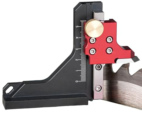 Bordsåg höjdmätare aluminiumlegering handmätverktyg - multifunktionsinstrument för märkning planering träbearbetning bordssåg fräsning borrning justering av