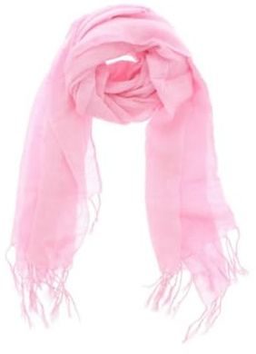 Elegant Cotton Fashion Scarf, Lightweight Tasseled Design, Multiple Colors Available, 180 x 180 cm, Ladies Casual Wear