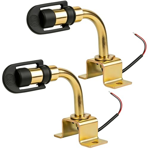 JAOGAUS 2 piezas de soportes de luz giratoria en forma de L de 90°