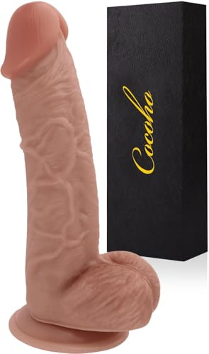 Sex Toys Dildo Realistico Anale, 19cm Toys Sessuali Per Sexytoysys Donna Uomo Coppia, Con Potente Ventosa Dildo, Silicone Fallo Realistico Che Si Scappell Giochi Erotici