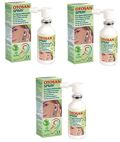 Otosan Ear Spray for Removing Earwax 3 Pack