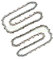 2 X Sägekette 35cm; 1,1mm; 3/8; 52 TG kompatibel mit Dolmar ES31 ES31A ES32 ES32A ES36A ES40A PS34 Kettensäge