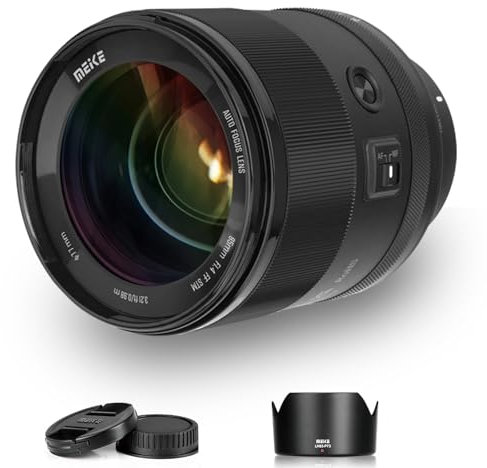 Meike 85mm F1.4 Full Frame Messa a fuoco automatica STM Obiettivo da ritratto ad ampia apertura per fotocamere Nikon Z-Mount Z5 Z50 Z6 Z6II Z7 Z7II ZFC Z30 Z9 Z8