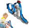 HAMIL Slot-Car-Rennstrecken-Sets,Rennwagen-Strecken-Set,Magnetischer Rennwagen - Flexible Magnetbahn, einfach zu montieren, reibungsbetriebenes Rennstreckenspielzeug mit 2 Autos für Kinder im