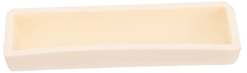 ULTECHNOVO combustión experimental Crucible corindón Escudilla corindón semicírculo ardiente crisol alúmina crisol alta temperatura experimento crisol corindón