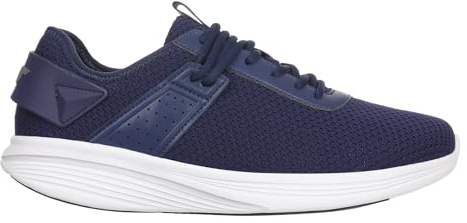 MBT MYTO Zapatillas Casual para Hombre Estilo Moderno. Deportivas Anatómicas y Cómodas. Calzado Fisiológico Confort y Estabilidad con Suela Curva. Sneakers con Cordón. Color Azul