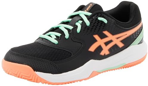 ASICS Gel-Dedicate 8 GS Padel, Sneaker, 40 EU, Svart levande korall, 40 EU