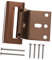 Holibanna Safety Door Lock Locks Doors for Safety Childproof Small Latch Safe Covers Proof Aluminum Alloy Brown