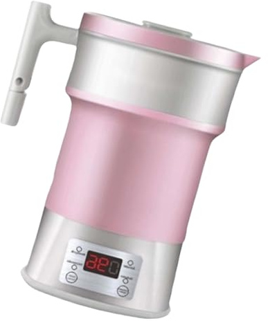 Riscaldatori di acqua pieghevoli 800ML Bollitore Elettrico In Silicone Con Riscaldamento Veloce Struttura In Silicone Adatto Per Hotel E Cucina Salvaspazio Bottiglia Da Viaggio