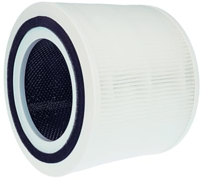 Finest-Filters Compatible Replacement Air Purifier Filter Pack of 1 OR 2 for Levoit 300S / Core 300 / Core 300-RF – 3-Stage H13 HEPA + Activated Carbon (Pack of 1 Levoit Core 300S White)