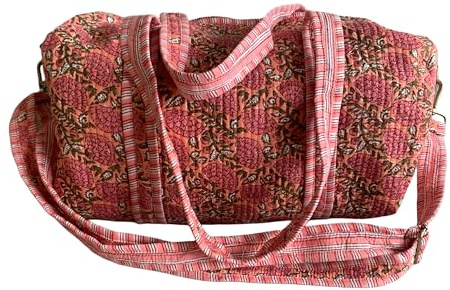 Bolsa de Viaje Fin de Semana, Deporte, Cosas del Bebe. Super util y Practica. Regalo estupendo para Cualquier ocasión. (Salmon y Rosa)