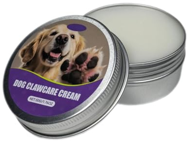 Dog Paw Balm, Paw Moisturizer for Dogs and Cats, Dog Paw Pad Balm with Coconut Oil, All-Natural Paw Ointment for Dogs, Moisturizer & Soother for Dry, Cracked Pads & Snout