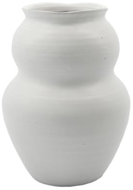 House Doctor Vase, Juno, Weiß, Product Size:h: 22.5 cm, Dia: 17 cm, 205420080