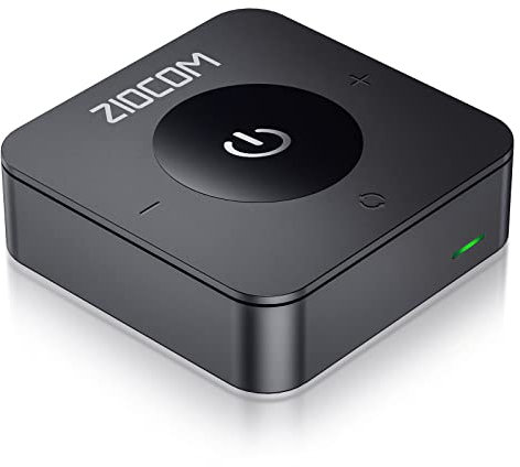 ZIOCOM Bluetooth Adapter Stereoanlage,Bluetooth Sender Empfänger 5.0 Audio Adapter für TV/PC/MP3/Heim-Stereoanlage (Optisch, 3,5 mm AUX, RCA), Gleichzeitige Paarung mit 2 Geräten