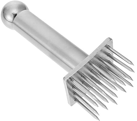 TOPPERFUN Inteneritore Pratico e Facile da Pulire Strumento da Cucina per Carne in Acciaio Inossidabile Impugnatura Ergonomica per Carne di Pesce e Pollame