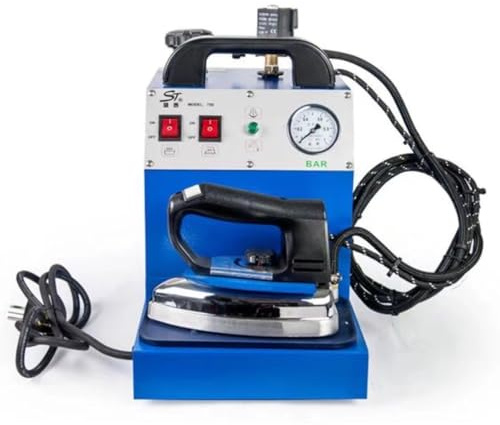 Industrial Steam Ironing Station, Commercial Steam Ironing Machine, 1600W High Power Boiler + 900 Irons, 4L Water Tank Capacity, For Laundry, Clothing Store, Factory, Commercial