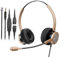 MAIRDI Telephone Headset with RJ9 Jack for Cisco Phone, Including 3.5mm Connector for Cell Phone PC Laptop, Binaural Office Headset with Microphone Noise Canceling for Call Center Landline Deskphone