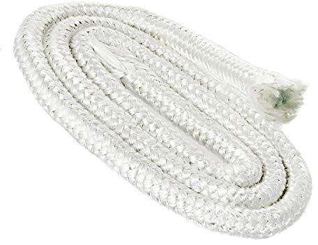 NKlaus glasfiberveke bomull; glasfiber, Ø 10 mm 3 m rund oljelampa, 1 styck