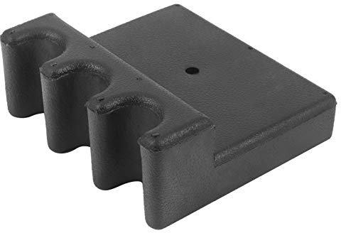 Keenso Pool Queue Stick Halter, langlebig 3 Löcher Claw Pool Queue Rest Leichter Pool Queue Halter Zubehör Schwarz