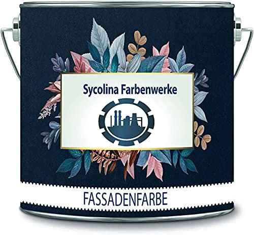 Fasadfärg med lotuseffekt högkvalitativ silikonhartsfärg sockelfärgRAL 7037 dammgrå//Sycolina färger