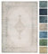 Kelim Vintage Teppich Wohnzimmer Sand 195 X 280 cm, Waschbar Boho Teppich Super Soft, Moderner Kurzflor Teppich