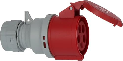 Brennenstuhl CEE-Kupplung 400V/32A (für die Verwendung im Außenbereich IP44, schraubbare Anschlusstechnik, 5-polig)