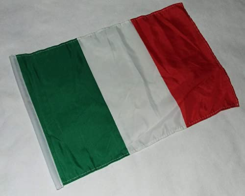 Bandiera italiana 30x45 cm con orlo cavo