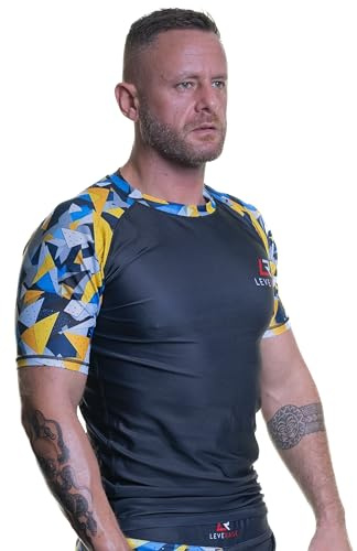 Jiu-Jitsu No-Gi BJJ brottning MMA boxning kickboxning vatten surfing sommar strand utslag väst utslag vakt, Ockra, 40-42
