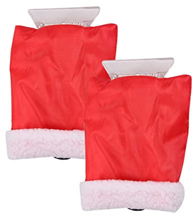 MERRYHAPY 2stücke Weihnachts-handschuh-schneeschaufeln wasserdichte Auto-schneeschaufel Im Handschuh-Stil Für Effektive Und Eisbeseitigung Für Winterliche Bedingungen