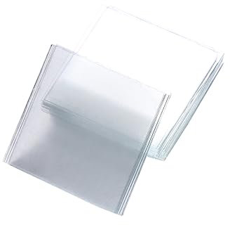 TIDTALEO 100stücke Deckgläschen Mikroskop Quadratisch Mikroskopglas-Abdeckung Für Optische Mikroskop Zubehör