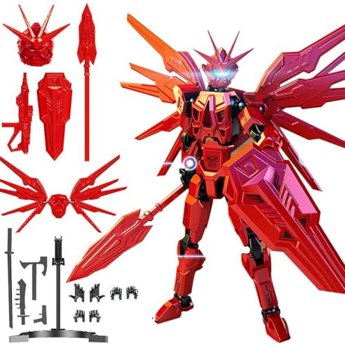 Juego de figuras de acción T13 desmontadas, figura de acción simulada impresa en 3D, guerrero robot móvil multiarticulado, robot móvil Shapeshift Lucky Robo 13 para amantes de los juegos, entusiastas