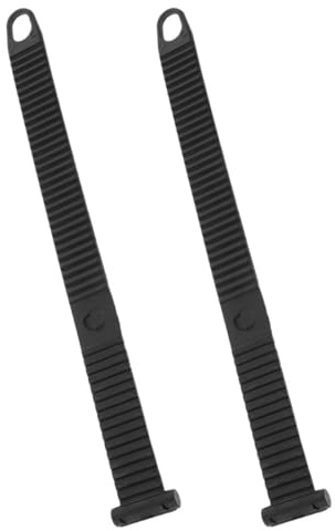GARVALON Correa Ajustable de Goma para Portabicicletas de Techo 1 Unidad Negra Cinturón de Sujeción de Carga para Bicicleta de Montaña y Carretera Banda Resistente para Fijar Neumáticos