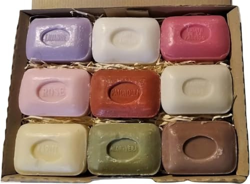 Coffret Cadeau Le sérail Savon de Marseille 9 senteurs de Provence