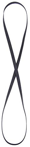 Black Rubber Record Player, Turntable Drive Belts Player Belt with Good Elasticity Phonograph Turntable Replacement Belt for Belt-driven Turntables