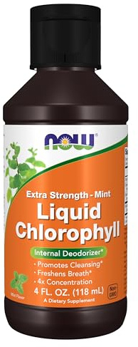 Now Foods Supplements, Extra Strength Liquid Chlorophyll, Mint, Internal Deodorizer*, Promotes Clean