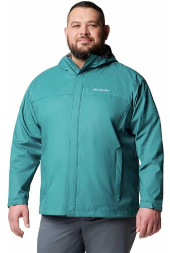 Columbia Watertight 2 Jacket, Chaqueta impermeable para la lluvia Hombre, Azul río, M