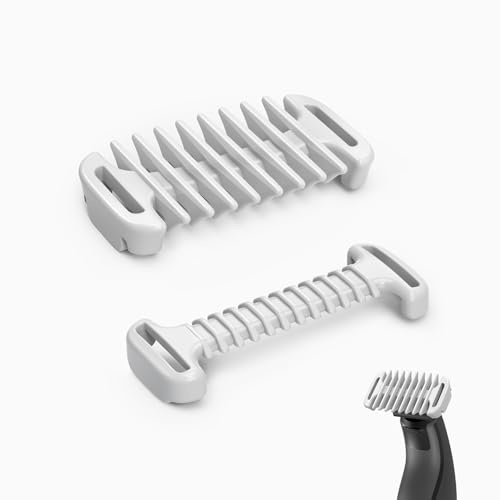 Guard Combs Intimate Skin Protector and 3mm Body Comb for O Blade QP2727 QP2834 QP2520 QP2530 QP6651 Hybrid Electric Trimmer Accessory 2 Pcs