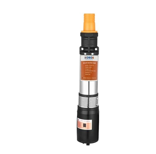 Pompa ad acqua solare DC12v 24v 48v Pompa ad alta portata con batteria a girante Pompa for pozzi profondi a grande portata Pompa sommergibile(24v)