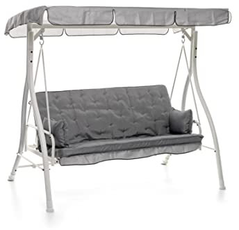 My_garden Zanzibar Dondolo, Bianco, 3 Posti Large