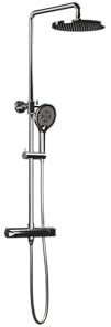 Design Duschsäule Thermostat 8221 BASIC inkl. Handbrause & Regendusche