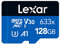 Lexar 633x Tarjeta Micro SD 128 GB, Tarjeta Memoria microSDXC UHS-I, con Adaptador SD, hasta 100 MB/s de Lectura, A1, C10, U3, V30, Tarjeta TF para Smartphone, Tablet y Camara IP (LMS0633128G-BNAAA)