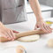 CHEFZOCO Rodillo de cocina, Rodillo de repostería, Rodillo de Amasar sin Rodamientos, Rodillo para hacer Pan, Rodillo para pizza, Fabricado en Madera de Haya, Largo 20 cm, Diámetro 2.5 cm